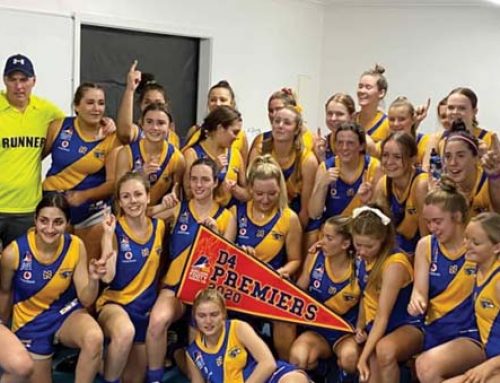 It was Mitcham’s year. The premiership and two of their girls as joint medalists.